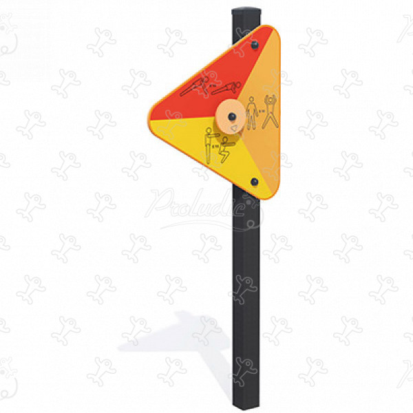 Exercise panel J5912® playgrounds acti’fun acti’ninja image 3d